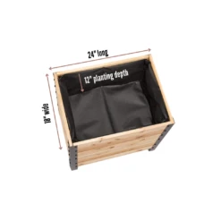 18" X 24" Planter Box - 24" TALL(18 X 24 Planter Box 24 Tall) 11 18" X 24" Planter Box - 24" TALL(18 X 24 Planter Box 24 Tall) -Pepper Joe shop 24 PDimensionsBEV