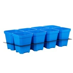 5" Nursery Pots With Insert Tray(5 Nursery Pots With Insert Tray) -Pepper Joe shop 5 BlueWithInsert
