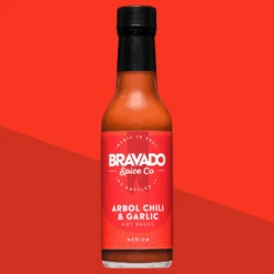 ÁRBOL CHILI & GARLIC HOT SAUCE(Arbol Chili Garlic Hot Sauce)