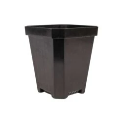5" Nursery Pots With Insert Tray(5 Nursery Pots With Insert Tray) -Pepper Joe shop Black5 PotSideProfile