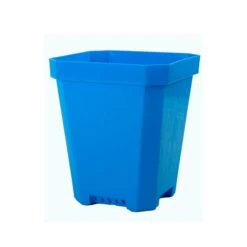 5" Nursery Pots With Insert Tray(5 Nursery Pots With Insert Tray) -Pepper Joe shop Blue5 PotSideProfile