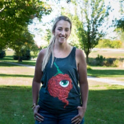 Carolina Reaper Tank Top - Cyclops Chili Pepper Graphic Shirt