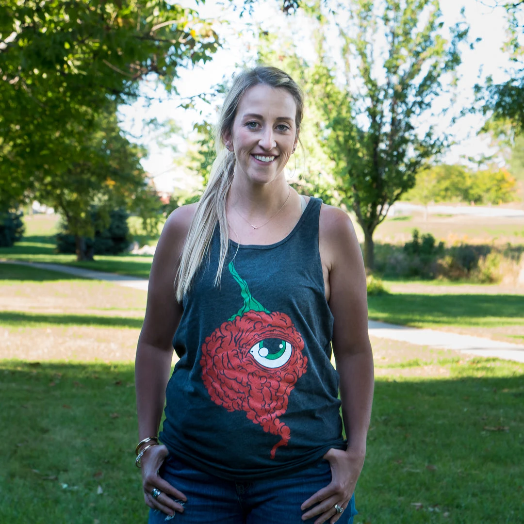 Carolina Reaper Tank Top - Cyclops Chili Pepper Graphic Shirt 3 Carolina Reaper Tank Top - Cyclops Chili Pepper Graphic Shirt