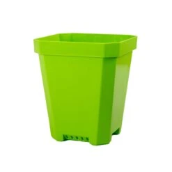 5" Nursery Pots With Insert Tray(5 Nursery Pots With Insert Tray) -Pepper Joe shop Green5 PotSideProfile