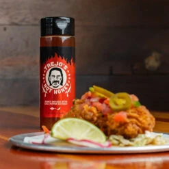 Trejo's Hot Honey(Trejos Hot Honey) 14 Trejo's Hot Honey(Trejos Hot Honey) -Pepper Joe shop HotHoneyChicken TrejosTacos 061523 12 Full