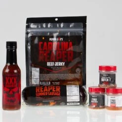 Inferno Extra Spicy Gift Box - Ultimate Carolina Reaper Snack Set -Pepper Joe shop Inferno Extra Spicy Gift Box 81841d8b 502a 4679 9935 32755c51587b