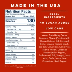 Spicy Alfredo Sauce(Spicy Alfredo Sauce) -Pepper Joe shop NutriSA