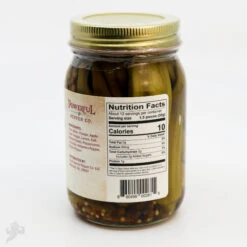 Spicy Hot Pickled Okra - Gourmet Award-Winning Snack -Pepper Joe shop Okra 1 2