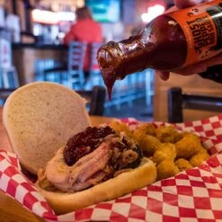 Ghost Pepper BBQ Sauce(Ghost Pepper Bbq Sauce) 8 Ghost Pepper BBQ Sauce(Ghost Pepper Bbq Sauce) -Pepper Joe shop PJCondimentShoot KeatonsQDogs30Hop 44