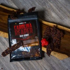 Carolina Reaper Beef And Bacon Jerky Bundle(Carolina Reaper Beef Jerky Gift Set) -Pepper Joe shop PJJerkypilesBLKitch 4 8d3383d9 ec2d 4179 a916 b8bd91c34917