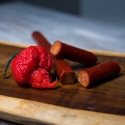 Carolina Reaper Snack Sticks(Carolina Reaper Snack Sticks) -Pepper Joe shop PJSnackSticksBLkitch 7