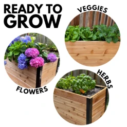 18" X 48" Raised Garden Bed - 30" TALL(18 X 48 Raised Garden Bed 30 Tall) -Pepper Joe shop ReadyToGrow 48ef2583 0410 4e6e 8892 3a6776a610e9