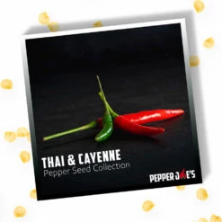 Thai & Cayenne Pepper Seed Collection(Thai Cayenne Seed Collection) -Pepper Joe shop Thai Cayenne Pepper Seed Collection.02