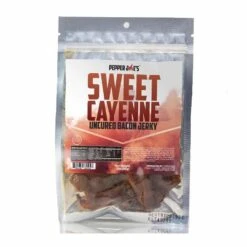 Sweet Cayenne Uncured Candied Bacon Jerky(Sweet Cayenne Uncured Bacon Jerky)