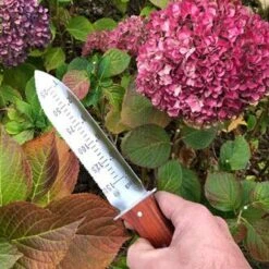 Our Katana Hori Hori Garden Tool: Premium Japanese Weeding Knife -Pepper Joe shop hori hori garden tool 489927