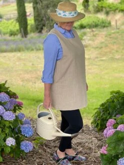 Linen Apron - French Style Crossback(Linen Apron French Style Crossback) -Pepper Joe shop linen apron french style crossback 353967